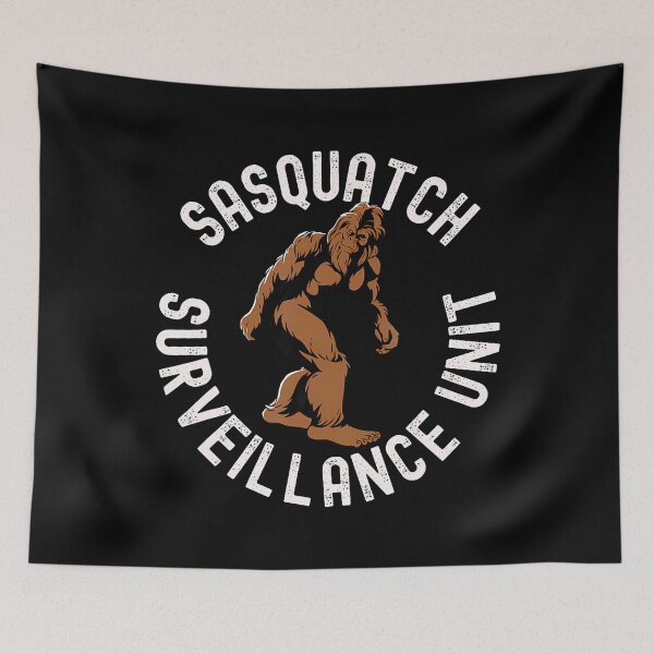 Item preview, Funny Bigfoot Sasquatch Surveillance Unit Cryptid Hunters designed and sold by DesireeAngela1.