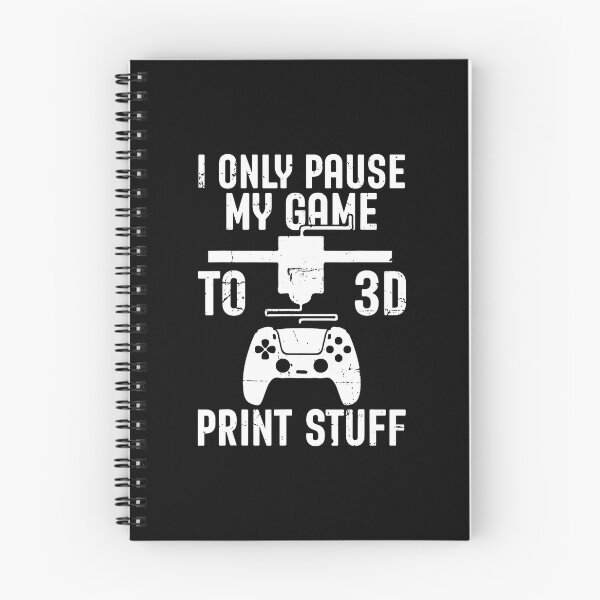 Item preview, I Only Pause My Game Funny Pla Filament 3D Printing Lovers designed and sold by FloraVenita.