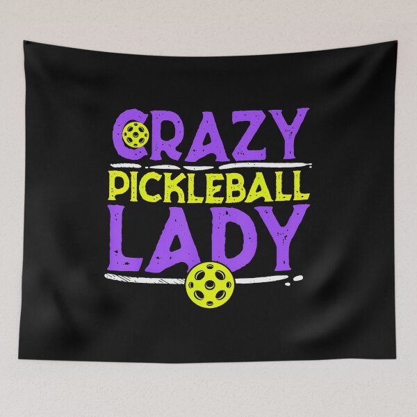 Item preview, Womens Crazy Pickleball Lady Funny Pickle Ball Sport Lover designed and sold by FloraVenita.