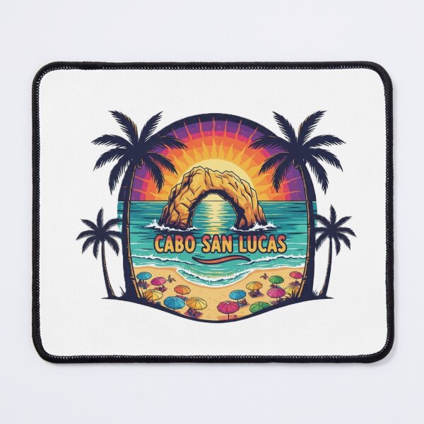 Item preview, Cabo San Lucas Beach Vacation Souvenir - El Arco Sunset Retro Travel designed and sold by harmandragon04.
