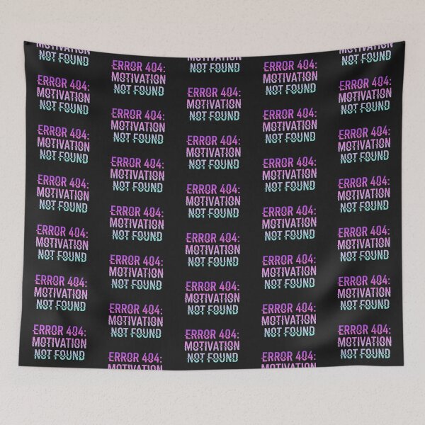 Item preview, Error 404: Motivation Not Found Glitch Text designed and sold by MartinxMarie.