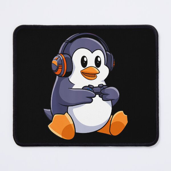 Item preview, Cartoon Video Gamer Kawaii Penguin Gaming designed and sold by FloraVenita.