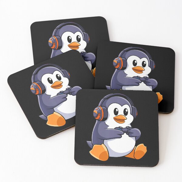 Item preview, Cartoon Video Gamer Kawaii Penguin Gaming designed and sold by FloraVenita.