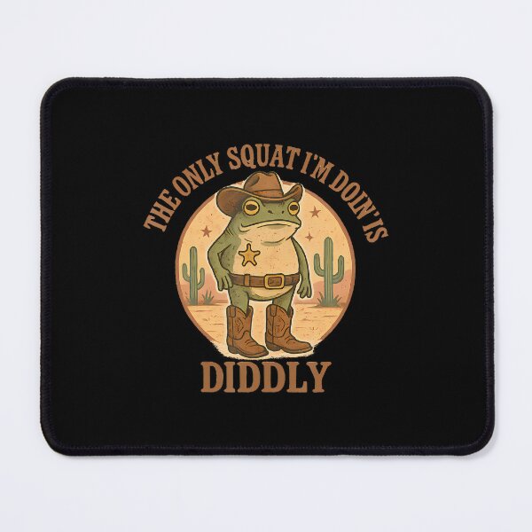 Item preview, Funny Cowboy Frog Sheriff Lazy Western Workout Humor designed and sold by DesireeAngela1.