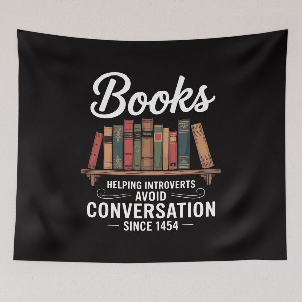 Item preview, Books helping introverts avoid conversation designed and sold by margaridroso.