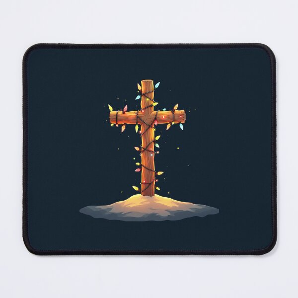 Item preview, christmas christian Wooden cross designed and sold by Uglyandcute.
