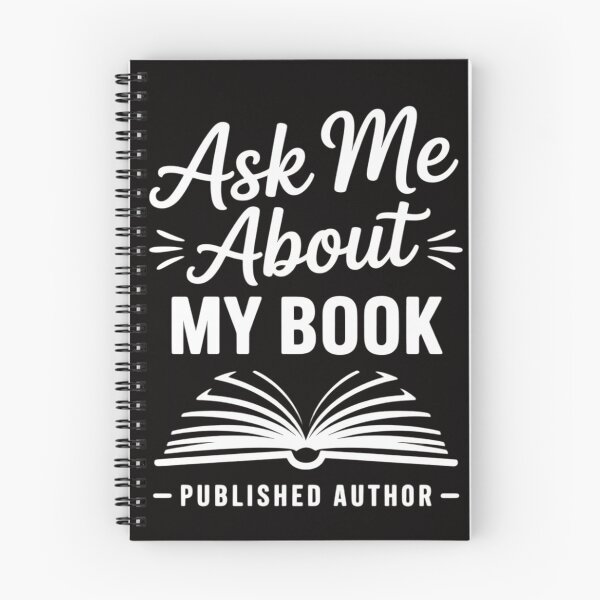 Item preview, Ask Me About My Book Published Author Writer designed and sold by margaridroso.