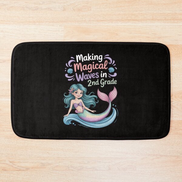 Item preview, 2nd Grade Cute Mermaid Girls Second Grade Making Waves designed and sold by margaridroso.