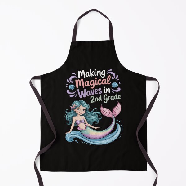 Item preview, 2nd Grade Cute Mermaid Girls Second Grade Making Waves designed and sold by margaridroso.
