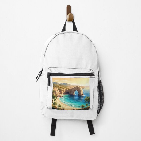 Item preview, El Arco Cabo San Lucas Tropical Cartoon Style Illustration designed and sold by harmandragon04.