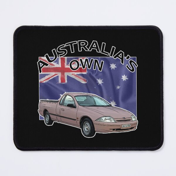 Item preview, Gold AU Ford Falcon Ute - Australian Muscle Car Icon designed and sold by Michael van der Hoorn.
