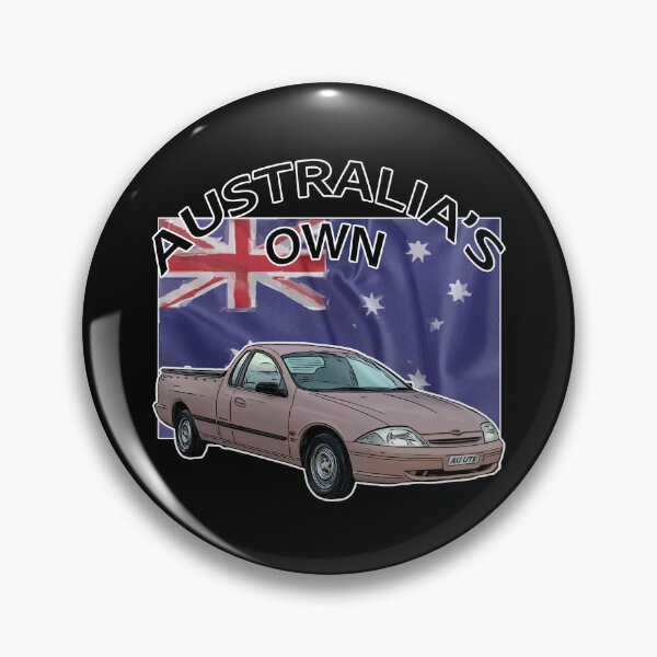 Item preview, Gold AU Ford Falcon Ute - Australian Muscle Car Icon designed and sold by Michael van der Hoorn.