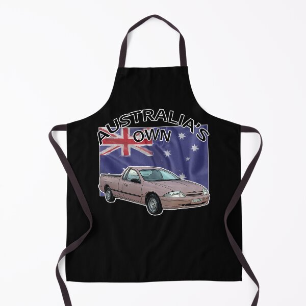 Item preview, Gold AU Ford Falcon Ute - Australian Muscle Car Icon designed and sold by Michael van der Hoorn.