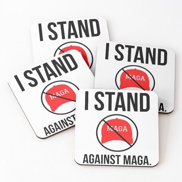 Item preview, I stand against MAGA.  designed and sold by Rachel the Artist .