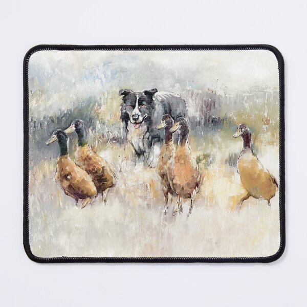 Item preview, Border Collie Herding Geese designed and sold by Pieter Zaadstra Studio.
