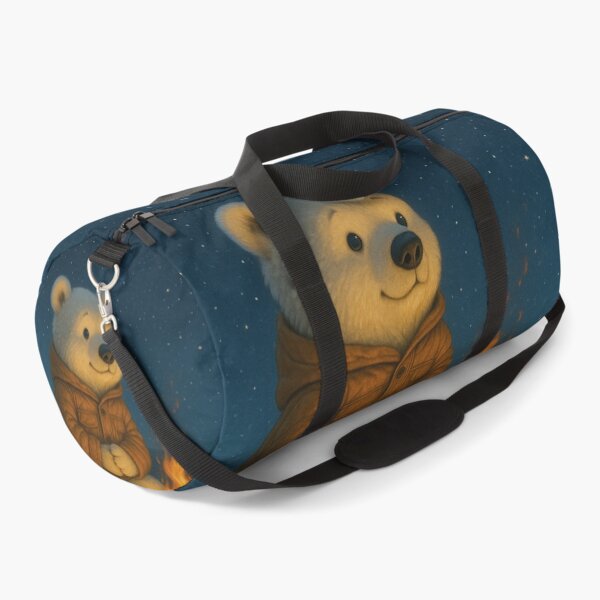 Item preview, little polar bear by the campfire designed and sold by Mauswohn.