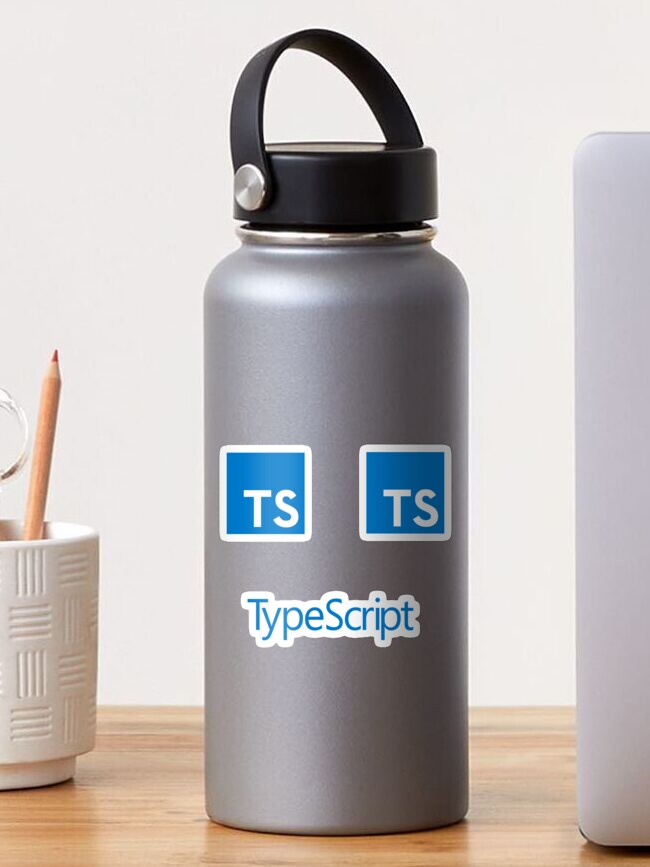 Thumbnail 1 of 3, Sticker, typescript set designed and sold by yourgeekside.