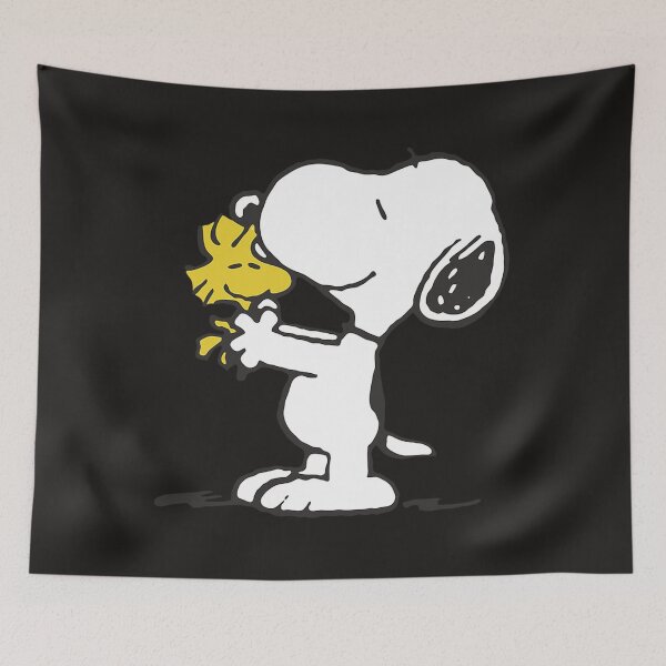 Item preview, S.noopy y Wood.stock compartiendo un abrazo amoroso designed and sold by PhilippineBlond.