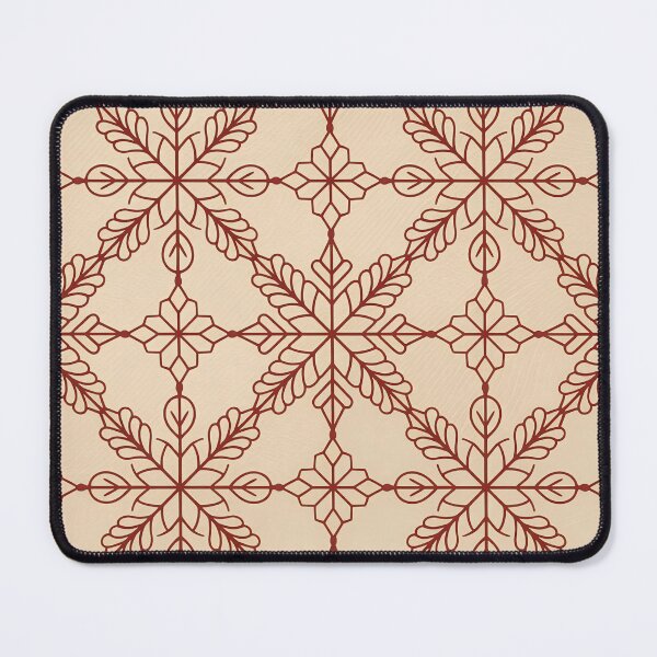 Item preview, Elegant Red Lacework Snowflake Christmas Throw Blanket & Pillow Set - Cream Winter Pattern designed and sold by ZyxDes.