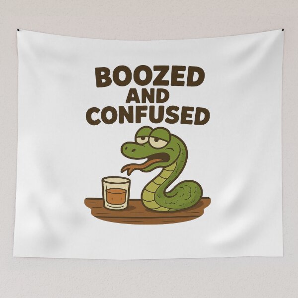 Item preview, BOOZED AND CONFUSED designed and sold by DomGDesign.