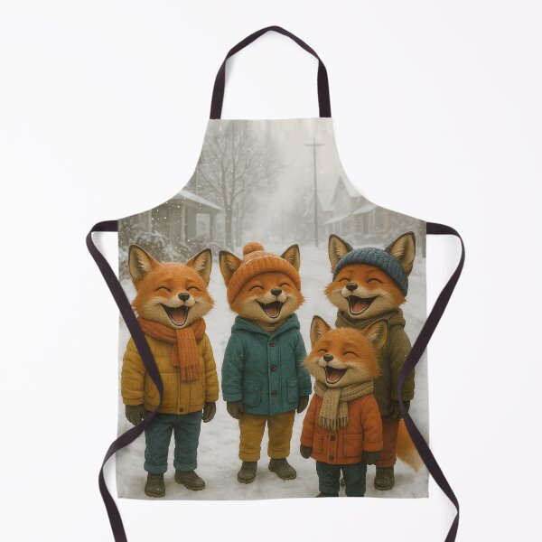 Item preview, The Fuchs family is looking forward to winter. designed and sold by Mauswohn.