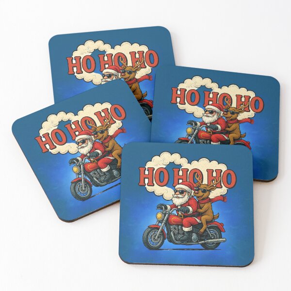 Item preview, Funny Christmas Santa on motorcycle joy ride designed and sold by Shean Fritts.
