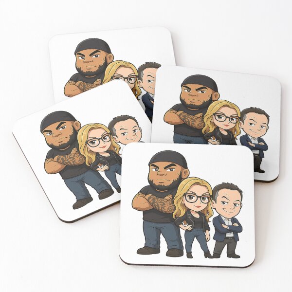 Item preview, Gutfeld Crew Chibi Greg Gutfeld Kat Timpf  Tyrus designed and sold by JamieBrickley6.