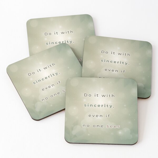 Item preview, Do It With Sincerity, Even If No One Sees – Soft Islamic Reminder Art designed and sold by BlessedStudio31.
