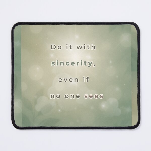 Item preview, Do It With Sincerity, Even If No One Sees – Soft Islamic Reminder Art designed and sold by BlessedStudio31.