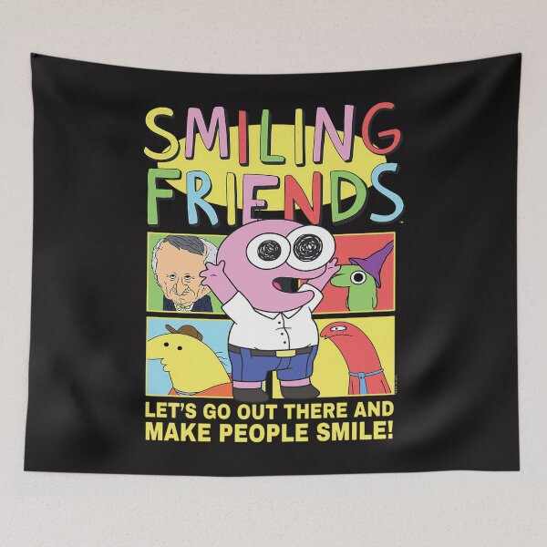 Item preview, Smiling Friends Make People Smile Pim Funny Cartoon designed and sold by JamieBrickley6.