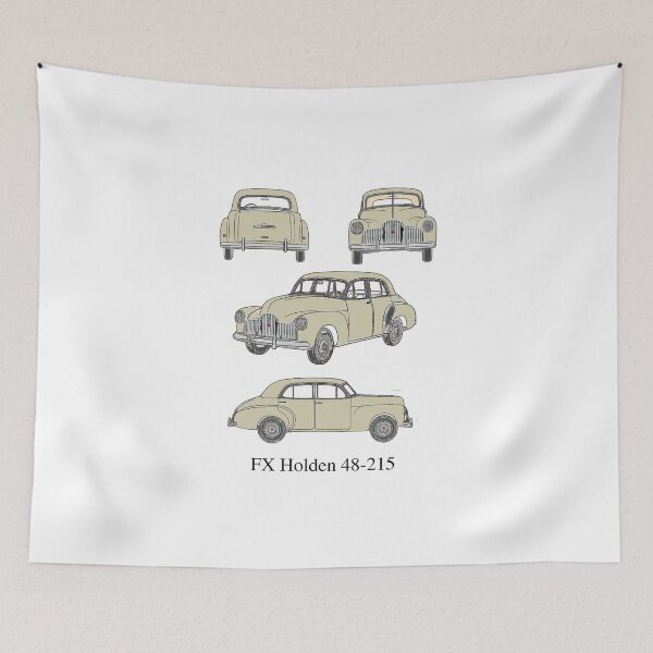 Item preview, FX Holden 48-215 in Gawler Cream – 1948 Aussie Motoring Icon designed and sold by Michael van der Hoorn.