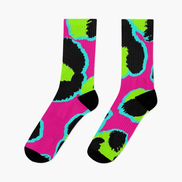 Item preview, Neon Leopard Abstract Pattern – Bright Pink, Lime Green & Aqua Pop Art Design designed and sold by anandsiva2703.
