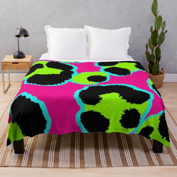 Item preview, Neon Leopard Abstract Pattern – Bright Pink, Lime Green & Aqua Pop Art Design designed and sold by anandsiva2703.