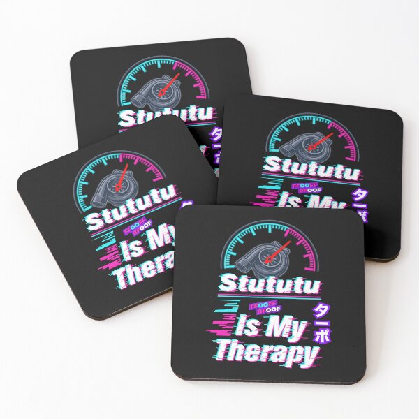 Item preview, Funny JDM Turbo Flutter Quote "Stututu Is My Therapy" designed and sold by RAS-77.