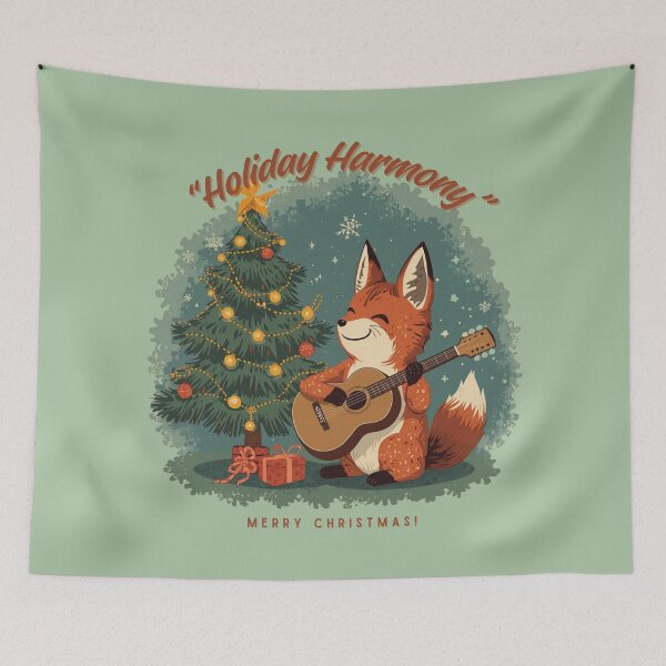 Item preview, Merry Christmas V3.0 (Cute Fox) designed and sold by AVLVision.