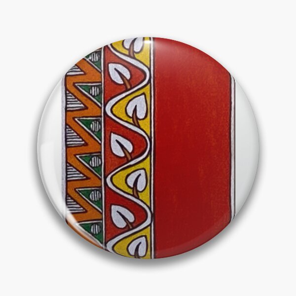 Item preview, Madhubani Red Border  designed and sold by with-anugraha.