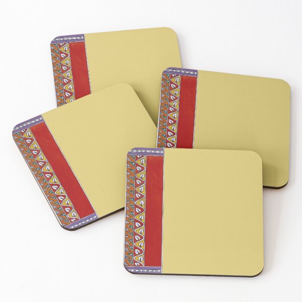 Item preview, Madhubani Red Border  designed and sold by with-anugraha.