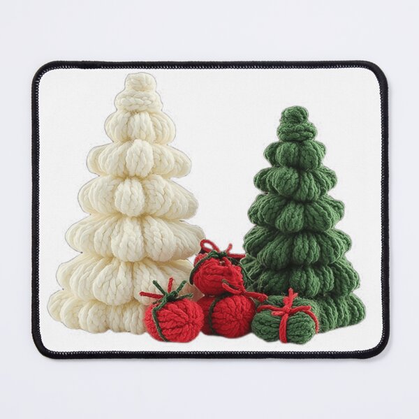 Item preview, Christmas Chunky Knitted Christmas Tree Decor | Handmade Holiday Gif designed and sold by Magounette.