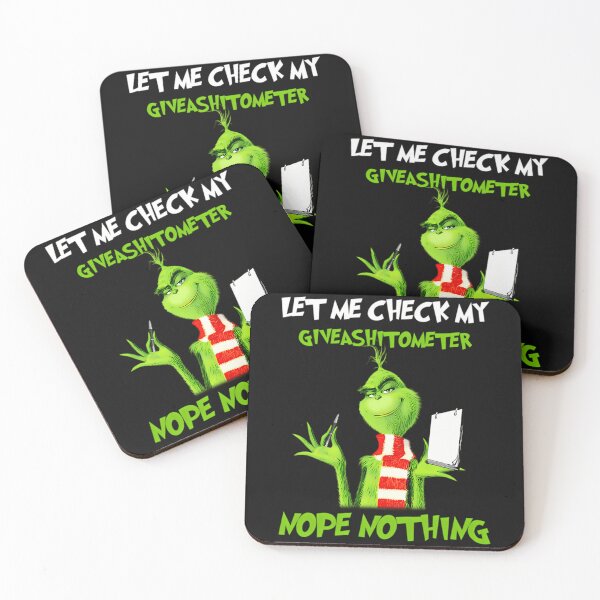 Item preview,  Let Me Check My Give A Shitometer Nope Nothing Grinch T Bes designed and sold by JeremyEverettc.