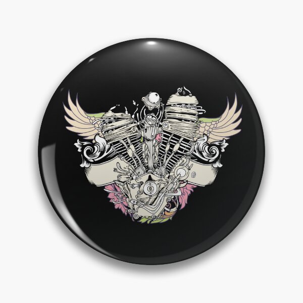 Item preview, GARAGE TATTOO ART Winged Motor designed and sold by Bert Englefield.