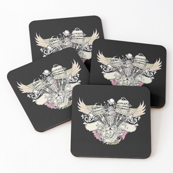 Item preview, GARAGE TATTOO ART Winged Motor designed and sold by Bert Englefield.