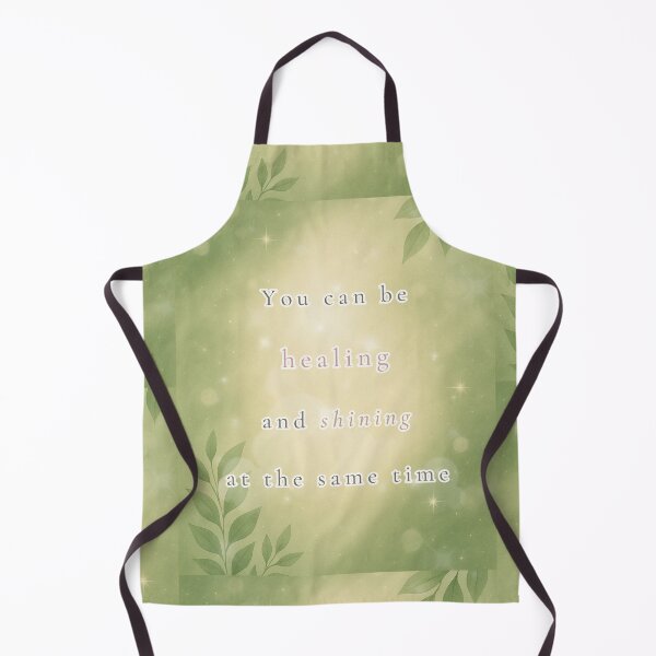 Item preview, Healing and Shining at the Same Time – Soft Emotional Growth Quote designed and sold by BlessedStudio31.