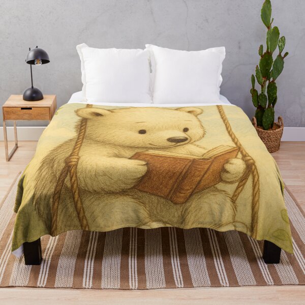 Item preview, Little polar bear reads a book designed and sold by Mauswohn.