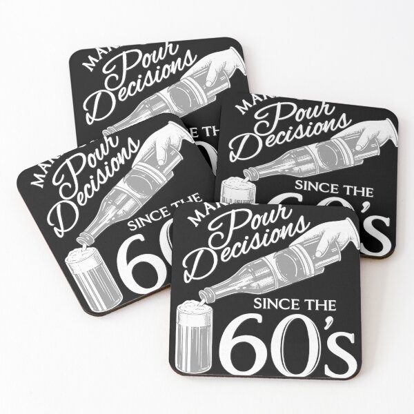 Item preview, Making Pour Decisions Since the 60s – Funny Retro Drinking Design designed and sold by haitrieuic96.