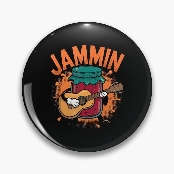 Item preview, Jammin Jam Playing A Guitar Rock N Roll Music Guitarist Pun designed and sold by ConnieDora.