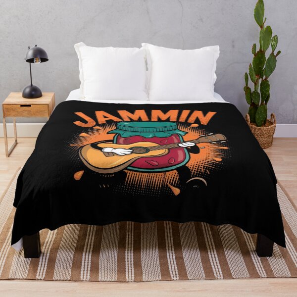 Item preview, Jammin Jam Playing A Guitar Rock N Roll Music Guitarist Pun designed and sold by ConnieDora.
