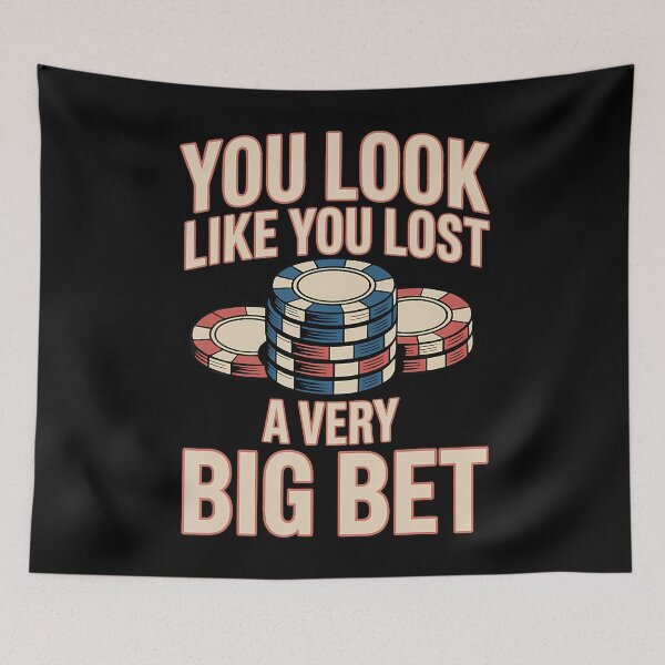 Item preview, Funny Poker Player Chips Card Game Gambler Bluff Fold Casino designed and sold by PeggyBeverly.