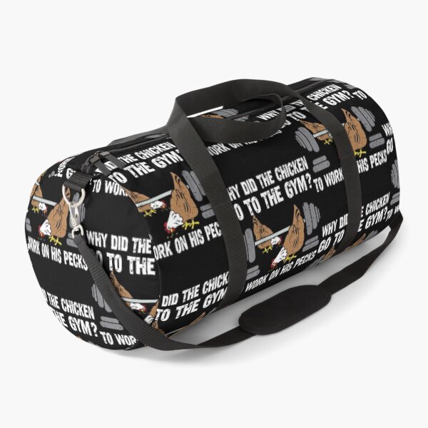 Item preview, Why Chicken Go To The Gym Funny Workout Fitness Men Women designed and sold by BrandyMartha.