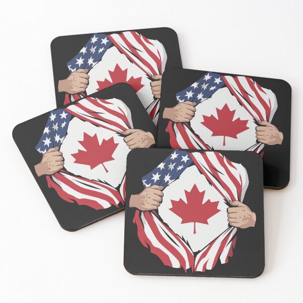 Item preview, Funny Canada Day Heart Flag American Canadian For Men Women designed and sold by Rackaam.