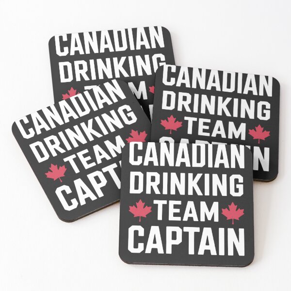 Item preview, Funny Canadian Canada Flag Drinking Team Captain Beer Drunk designed and sold by Rackaam.